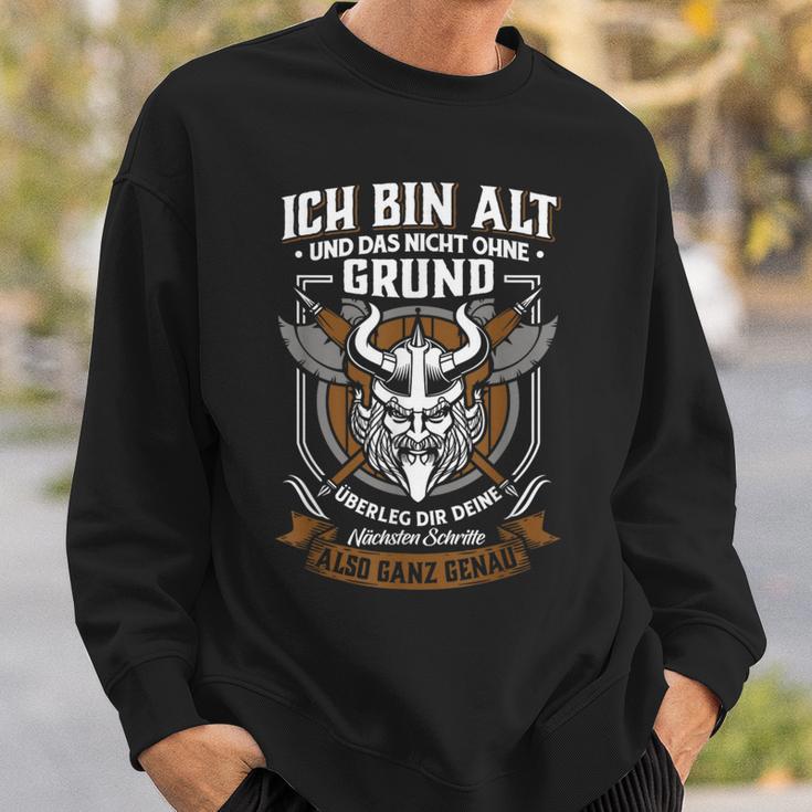 Nicht Grundlos Alt Nicht Grundlos Alt -Ikings & Walhal Sweatshirt Geschenke für Ihn