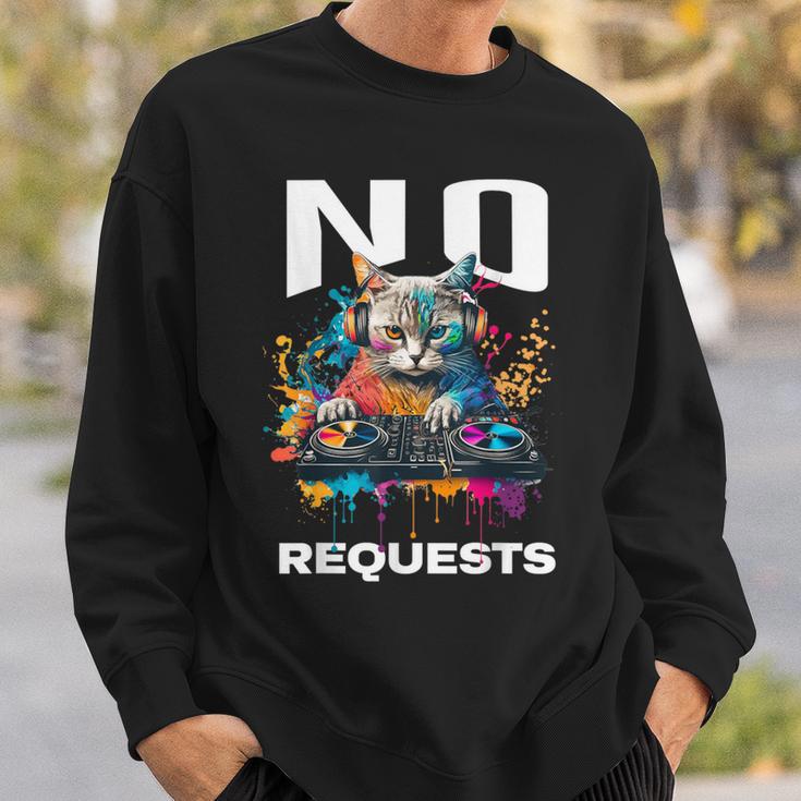 No Hay Peticiones Dj Cat Edm Dance Music Camisa de entrenamiento Regalos para él