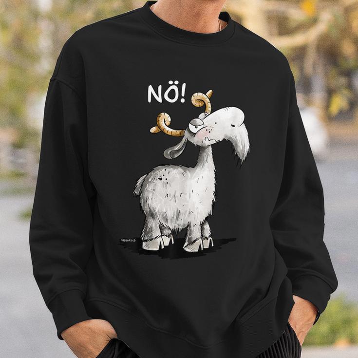 Nö Ziege Hat Keinen Bock I Goat Statement Fun S Sweatshirt Geschenke für Ihn