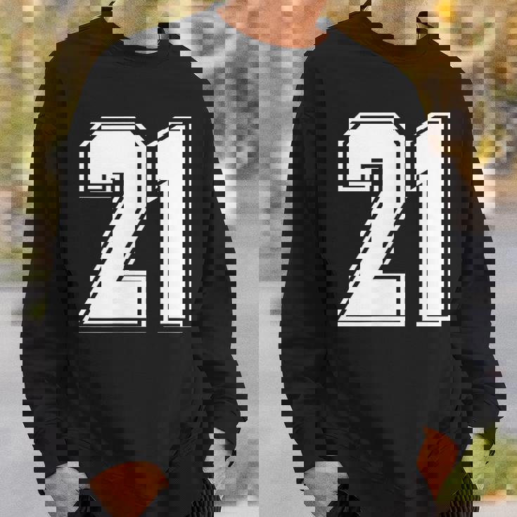 Numero 21 – Maglia Minimalista Per Compleanno Squadra Sportiva Numerata Felpa Regalos para él