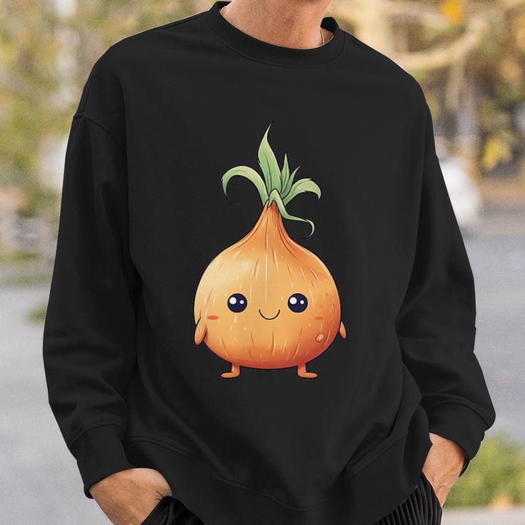 Onionegetable Gardening Onion Kawaii Sweatshirt Geschenke für Ihn