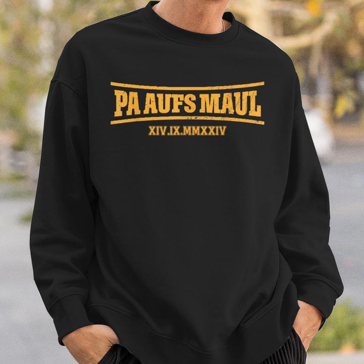 Pa Aufs Maul Best Blue Sweatshirt Geschenke für Ihn