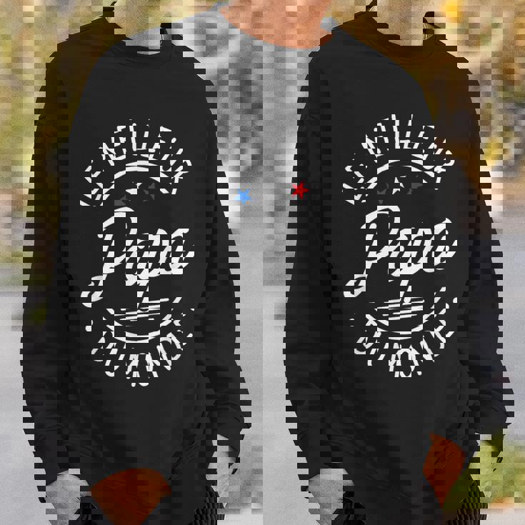Papa Le Meilleur Du Monde Fête Des Pères Père Sweater e Cadeaux pour lui