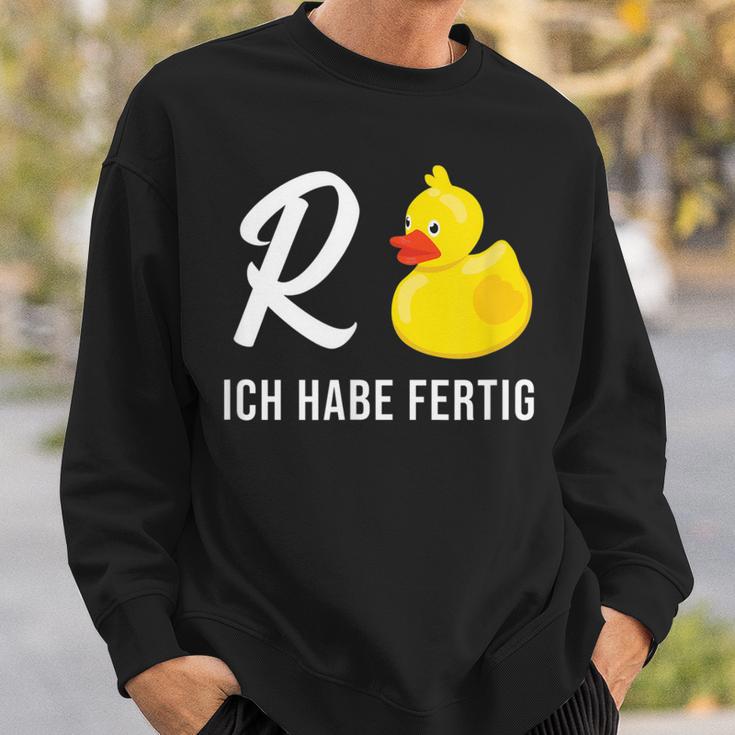 Pensioner Retirement Ich Habe Fertig Retirement Sweatshirt Geschenke für Ihn