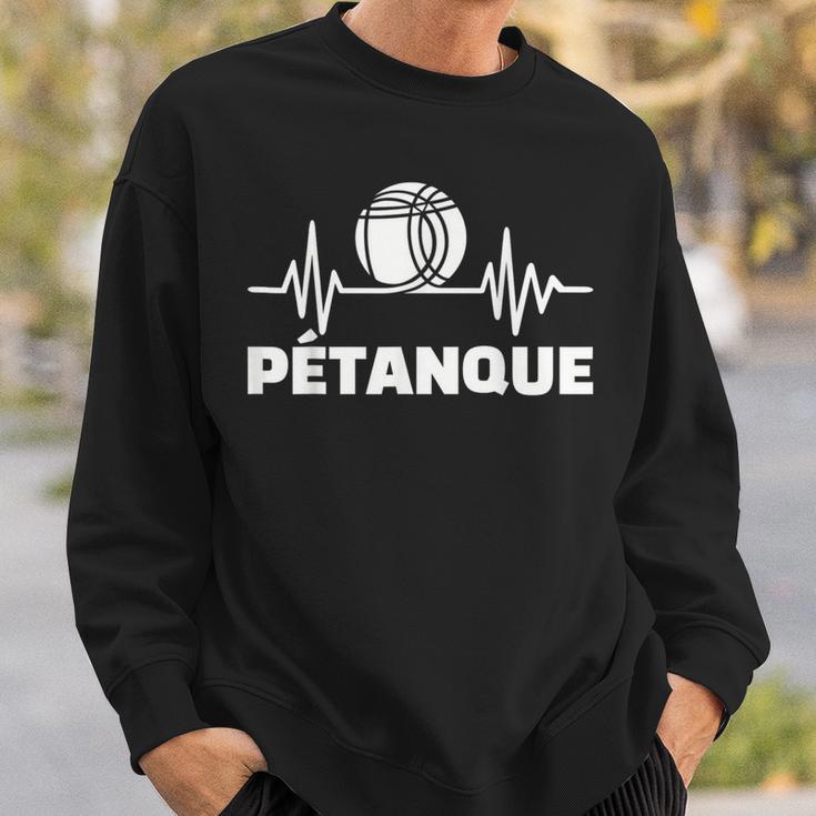 Petanque Boule Frequency Sweatshirt Geschenke für Ihn