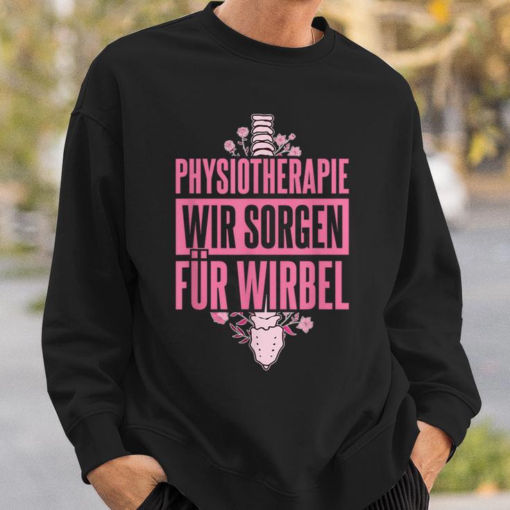 Physiotherapie Wir Sorgen Für Wirbel Physioherapeutin Sweatshirt Geschenke für Ihn