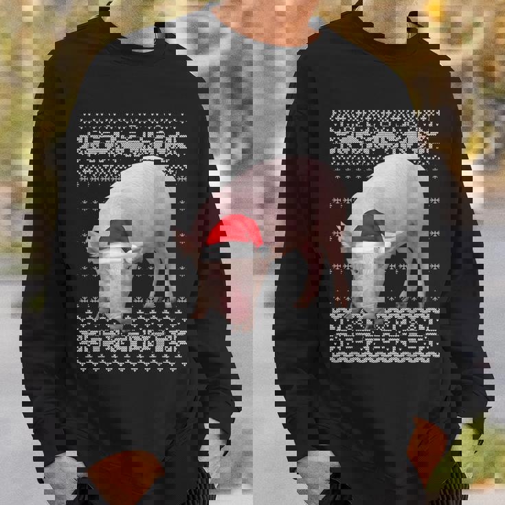 Pig Christmas Ugly Christmas Sweater Sweatshirt Gifts for Him