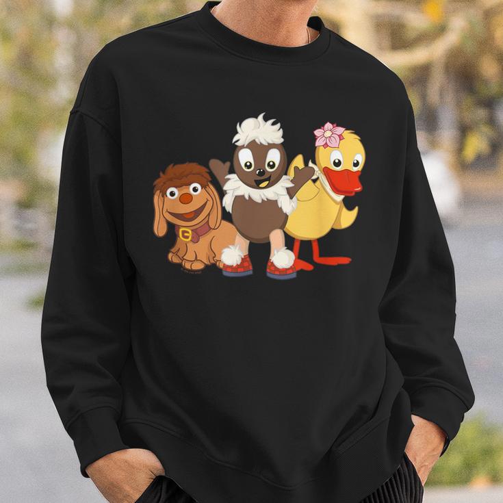 Pittiplatsch Schnatterinchen Und Moppi Drei Freunde Sweatshirt Geschenke für Ihn