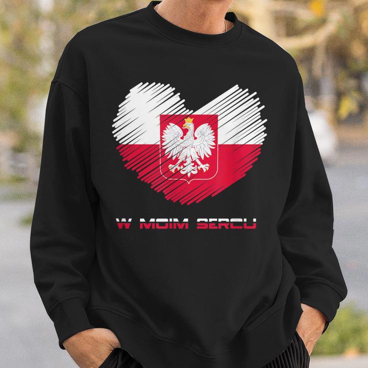 Poland In My Heart Polska Sweatshirt Geschenke für Ihn