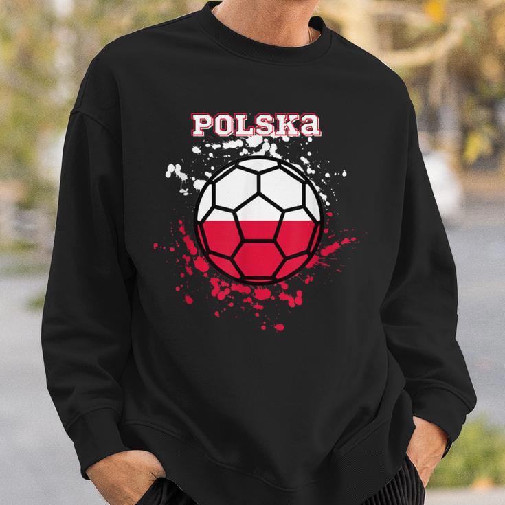 Polen Fußball Polska Fan-Trikot Mit Polnischer Flag Sweatshirt Geschenke für Ihn