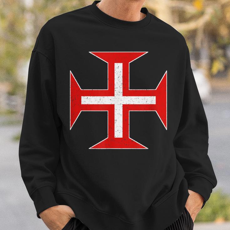 Portuguese Cross Of The Order Of Christ Cross Portugal Sweatshirt Geschenke für Ihn