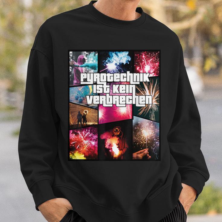 With Pyrotechnik Ist Keinerkommen Fire Sweatshirt Geschenke für Ihn