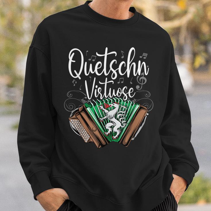 Quetschnirtuose Steiermark Steirian Harmonica Sweatshirt Geschenke für Ihn