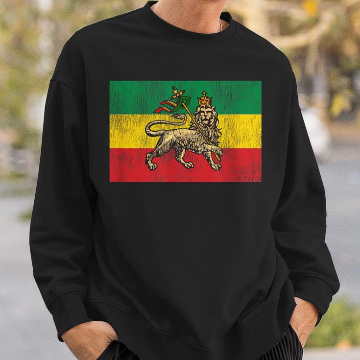 Rastafari Lion Of Judah Reggae Rasta Flag Sweatshirt Geschenke für Ihn