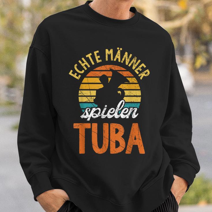 Real Männer Spielen Tuba S Sweatshirt Geschenke für Ihn