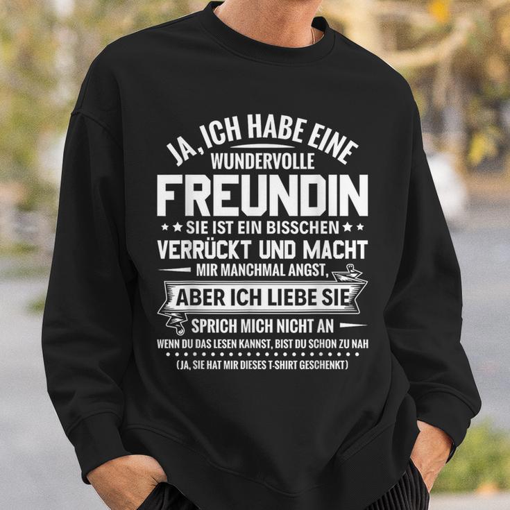 Relationship Partner Don't Speak Ich Habe Eine Freundin Sweatshirt Geschenke für Ihn