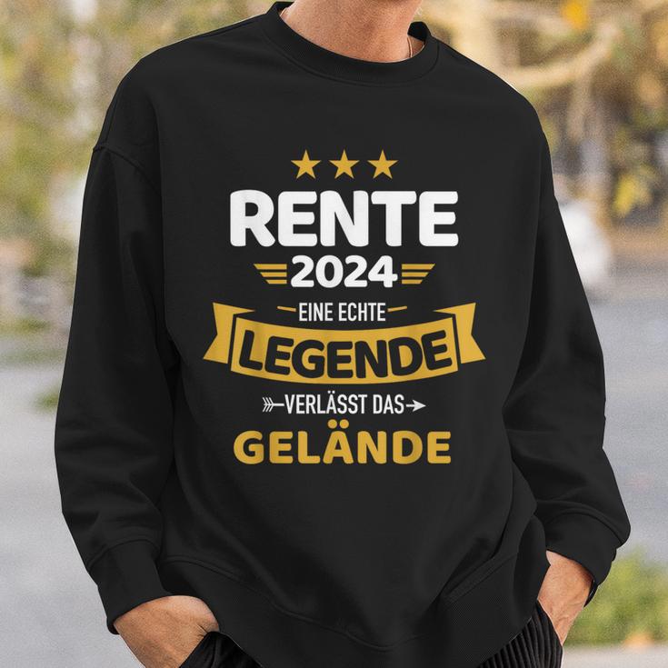 Rente 2024 Real Legend Leaves Terrain Pensioner Sweatshirt Geschenke für Ihn