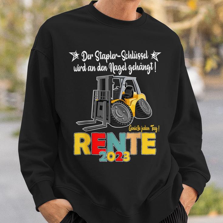 Rente Pension 2023 Forklift Sweatshirt Geschenke für Ihn