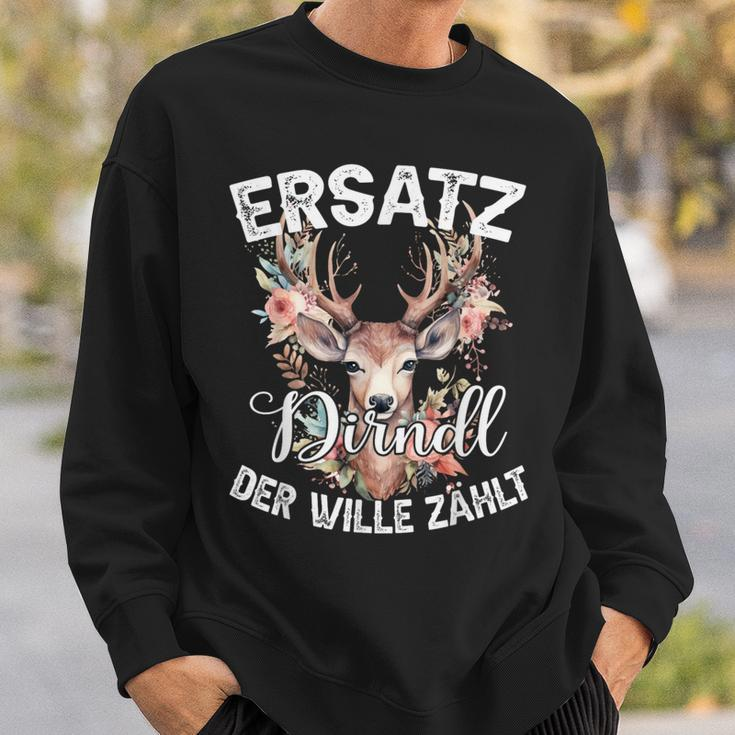 Replacement Dirndl Der Wille Zählt Deer Oktoberfest Sweatshirt Geschenke für Ihn