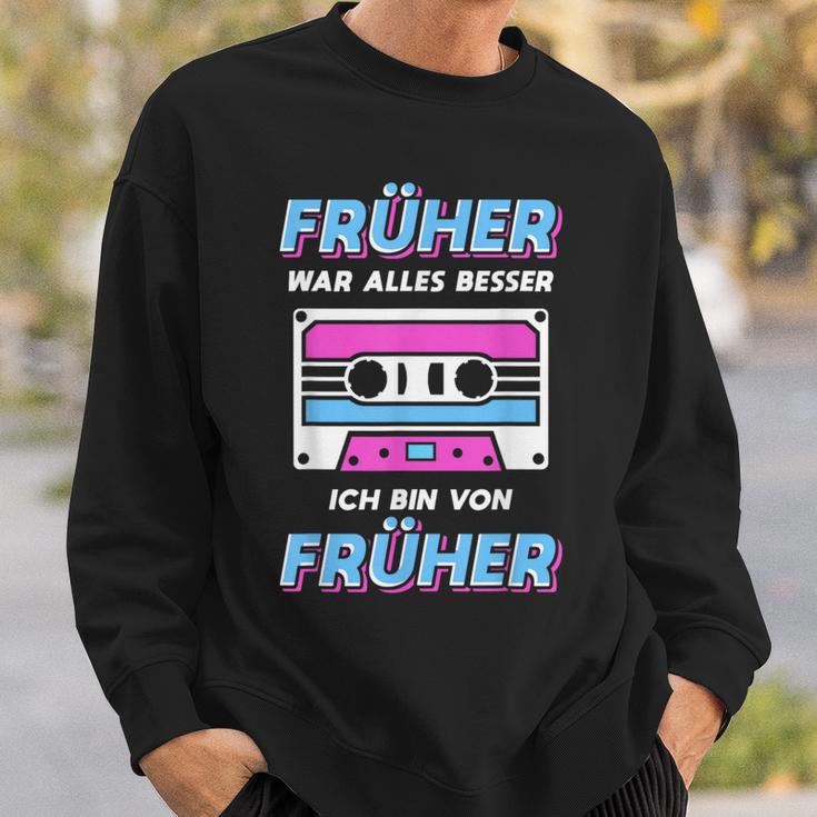 Retro Cassette 70S 80S Fancy Dress 80S 90S Festival Sweatshirt Geschenke für Ihn