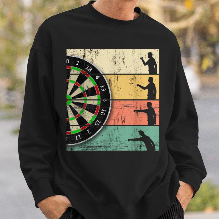 Retro Dart For Dart Game Sweatshirt Geschenke für Ihn