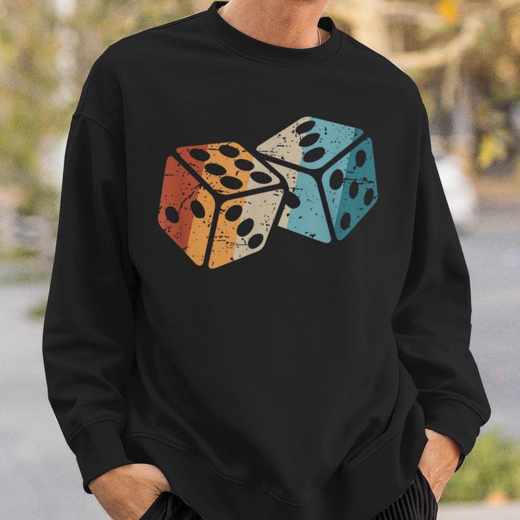 Retro Dice Gameintage Dice Sweatshirt Geschenke für Ihn