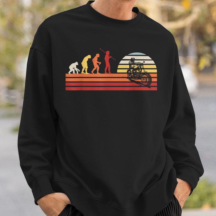 Retro Motorcycle Biker Intage Motorcycle Biker S Sweatshirt Geschenke für Ihn