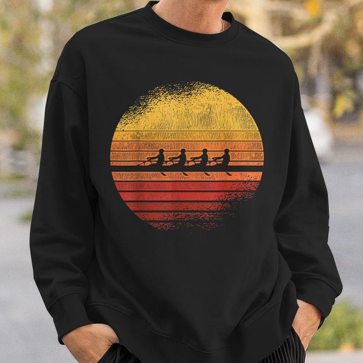 Retro Rudder Team Sweatshirt Geschenke für Ihn