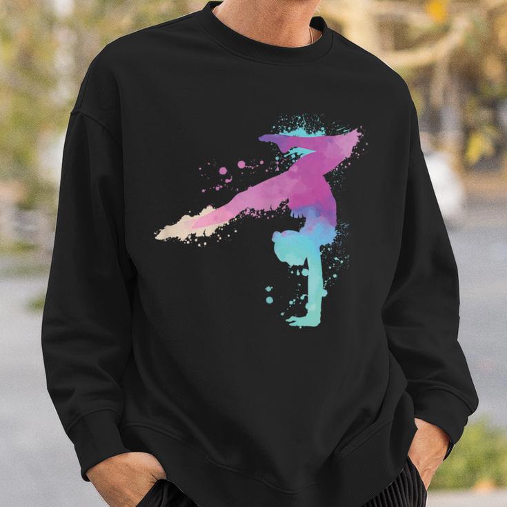 Retro Turnerin Gymnastics Gymnastics Cool Outfit Sweatshirt Geschenke für Ihn