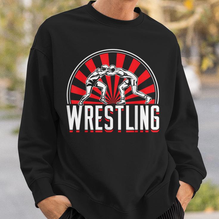 Ring Sport Ring Combat Ringer Wrestler Sweatshirt Geschenke für Ihn