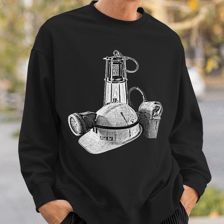 Ruhrpott Jumper Miner Helmet Grubenlampe Glück On Sweatshirt Geschenke für Ihn