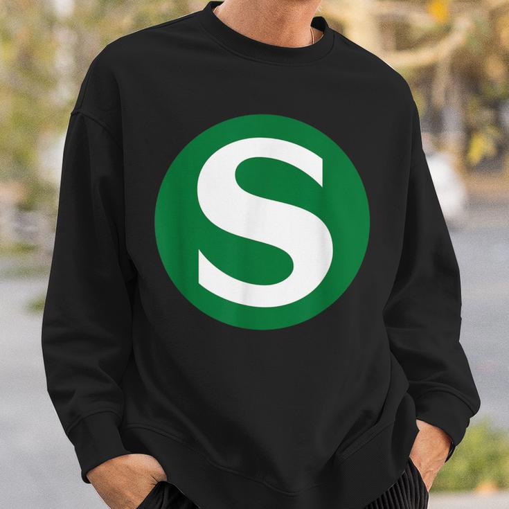 S Linie Zug Sweatshirt Geschenke für Ihn