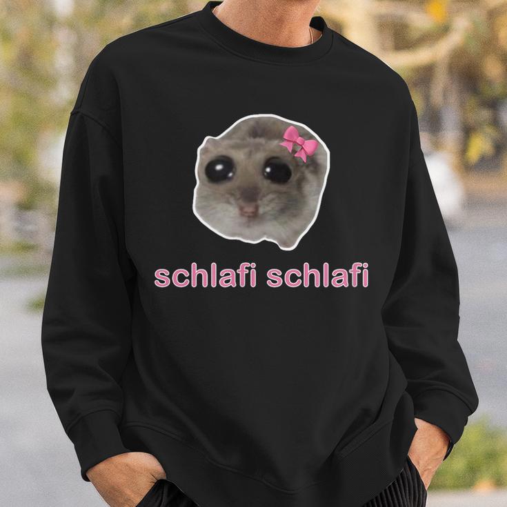 Sad Hamster Sad Hamster Hamstie Hamsty Hamsti Sweatshirt Geschenke für Ihn