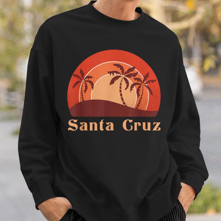 Santa Cruz Ca California 70S 80S Retrointage Sweatshirt Geschenke für Ihn