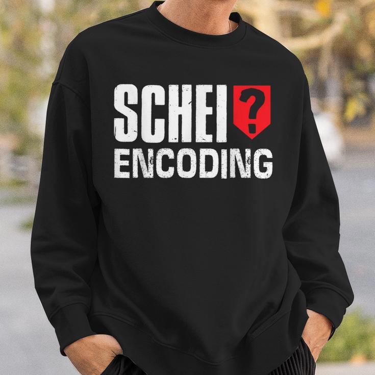 Schei Encoding Christmas Itler Nerd Sweatshirt Geschenke für Ihn