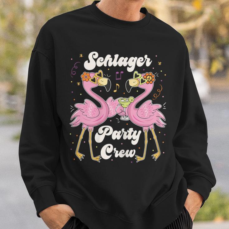 Schlager Party Crew Mädels Schlager Party Team Sweatshirt Geschenke für Ihn