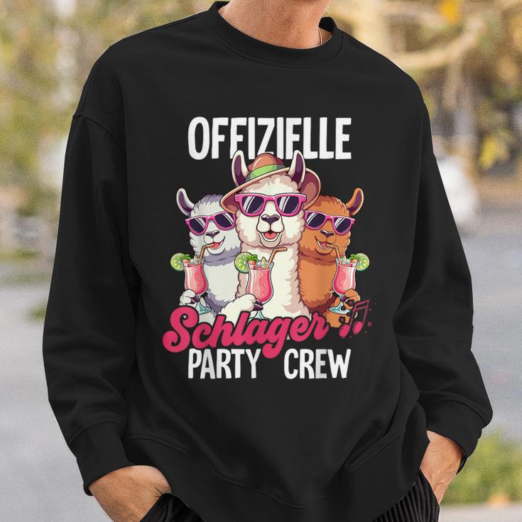 Schlager Party Crew Schlager Sweatshirt Geschenke für Ihn