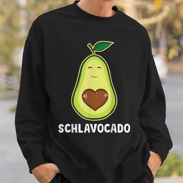 Schlavocado Avocado Pyjamas Sleep Outfit Pyjamas Heart Sweatshirt Geschenke für Ihn