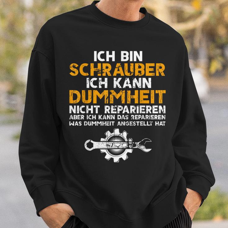 Schrauber Car Mechanic Mechatronics Sweatshirt Geschenke für Ihn