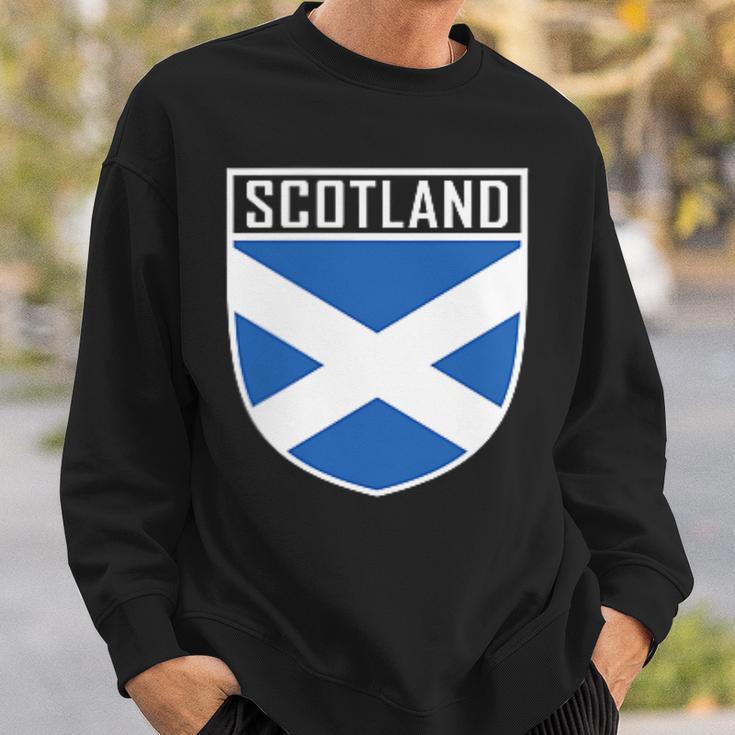 Scotland Flag Scottish Flag Football Fan Sweatshirt Geschenke für Ihn