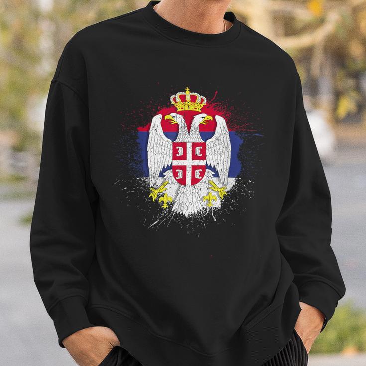 Serbia Balkan Jugo Serbia Srbija Serbe Sweatshirt Geschenke für Ihn