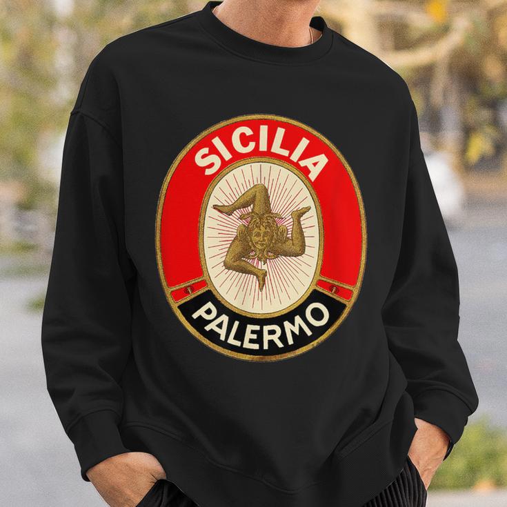 Sicilia Palermo Sicily Italian Sicilian Sweatshirt Geschenke für Ihn