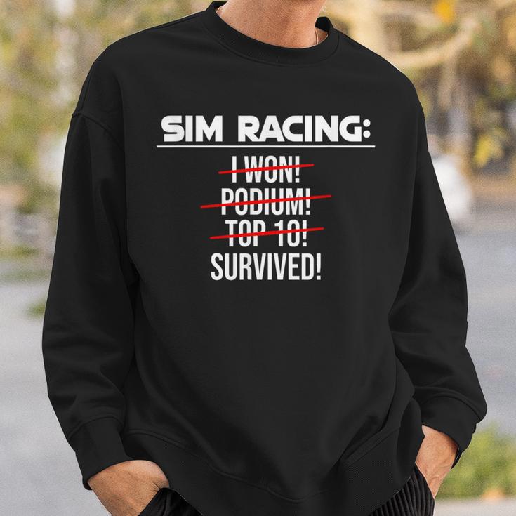 Simracing Gaming Sring Wheel Racing Game Simulator Sweatshirt Geschenke für Ihn