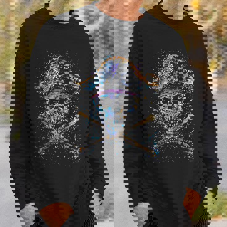 Skull & Crossbones Pirate Vintage Sweatshirt Gifts for Him