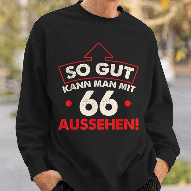 So Gut Kann Man Mit 66 Jahren Sehen Birthday Sweatshirt Geschenke für Ihn