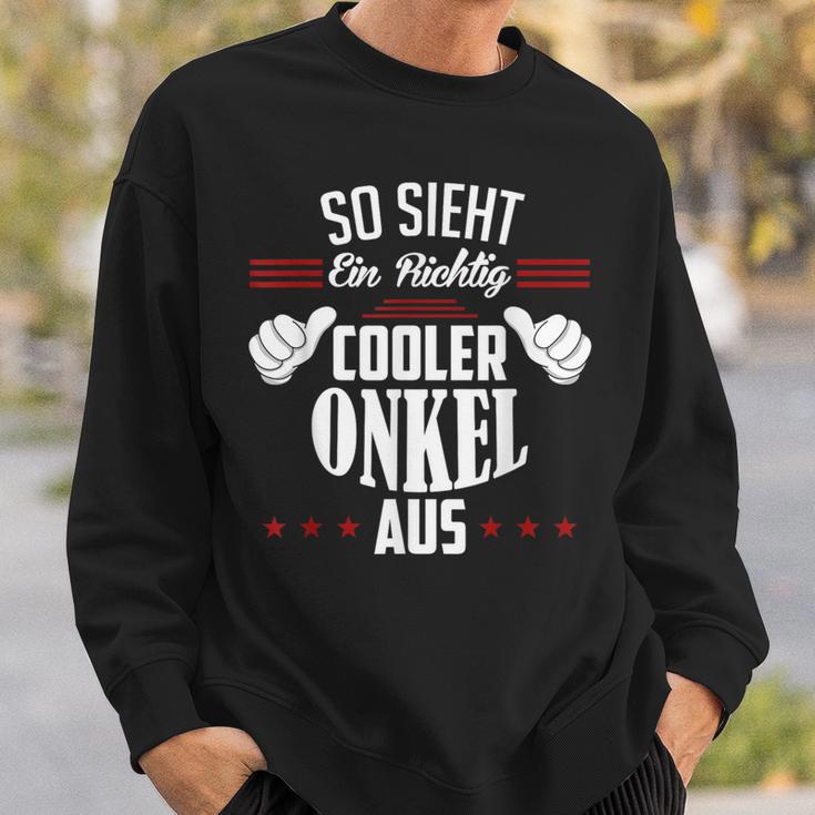 So Sieht Ein Richtig Cooler Onkel Aus Uncle Sweatshirt Geschenke für Ihn