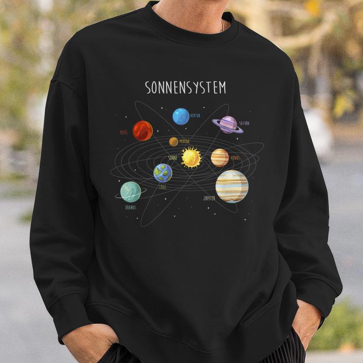 Solar System Planets Star System Sun & Universe Sweatshirt Geschenke für Ihn