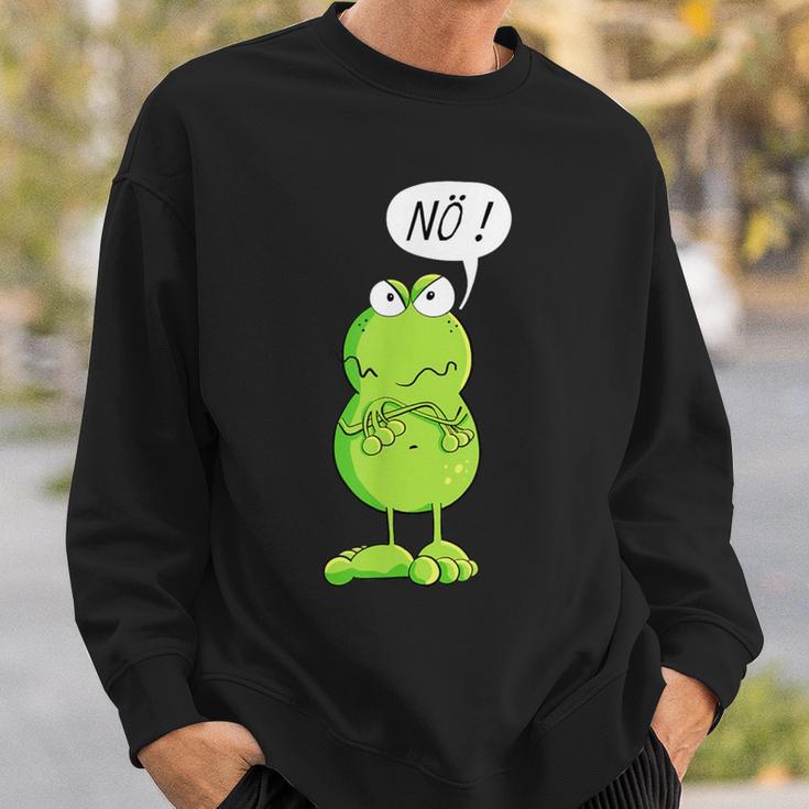 Statement Frog Nö Fun Sweatshirt Geschenke für Ihn