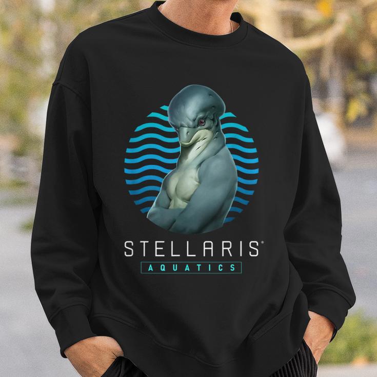 Stellaris Dolph Sci-Fi Strategy Game Dolphin Sweatshirt Geschenke für Ihn