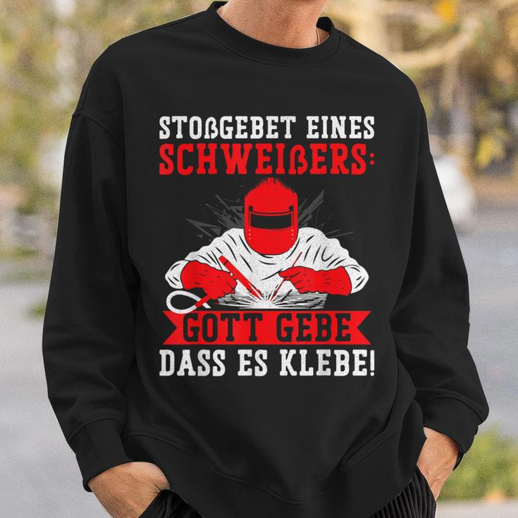 Stoßgebet Einer Welderer Sweatshirt Geschenke für Ihn